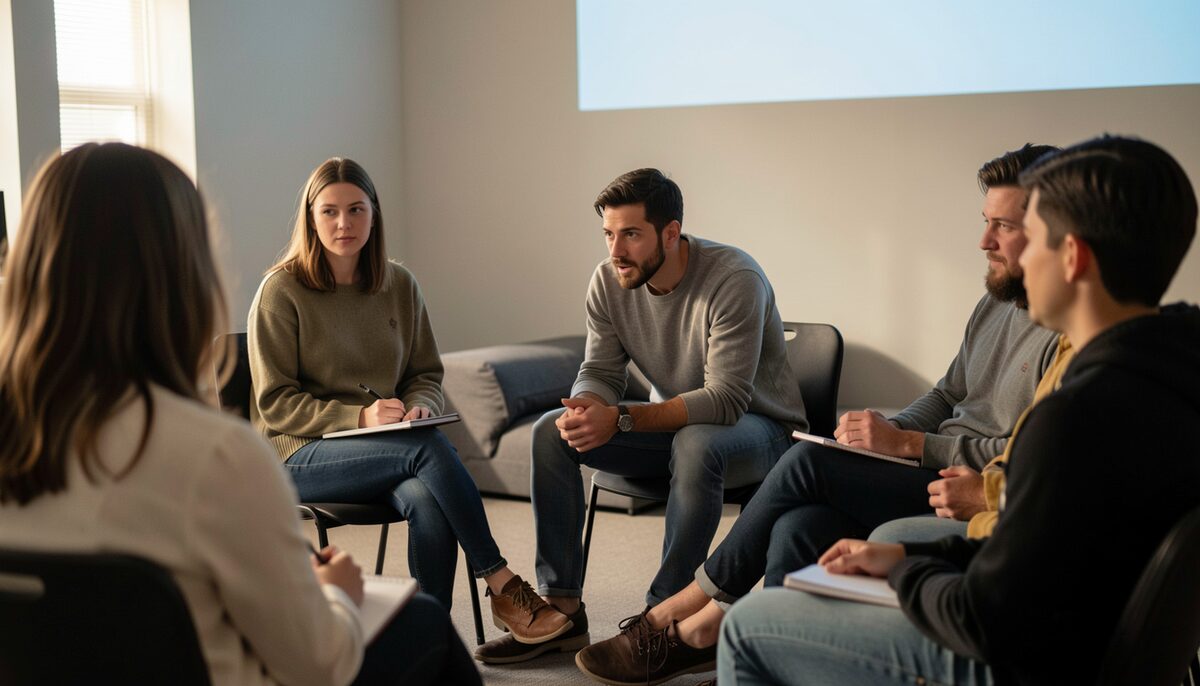 A conversation opens in the minutes after a short film ends.
